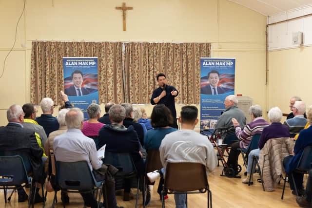 Alan Mak MP at his Q&A in Havant