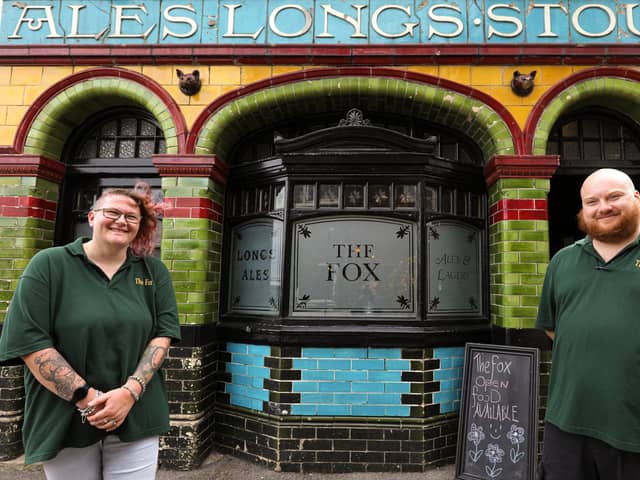 New publicans Bev and Phil Mitchell, The Fox Tavern, North Cross St, Gosport. Picture: Chris Moorhouse (jpns 030721-43)