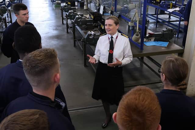 Capt Jo Deakin, CO HMS Sultan. Picture: Royal Navy
