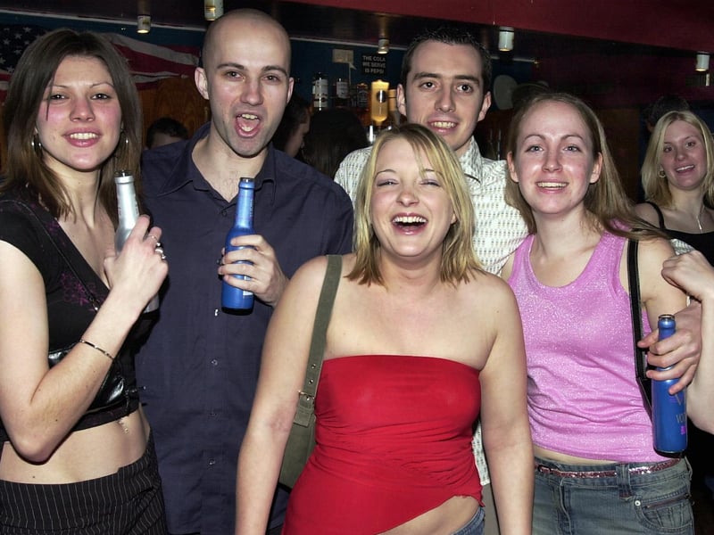Revellers having a good time at Route 66 nightclub in Guildhall Walk, Portsmouth - (040893-0054)