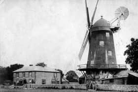 Gale's Mill at Denmead. The windmill was built in 1819 and demolished in 1922. Picture: Paul Costen collection