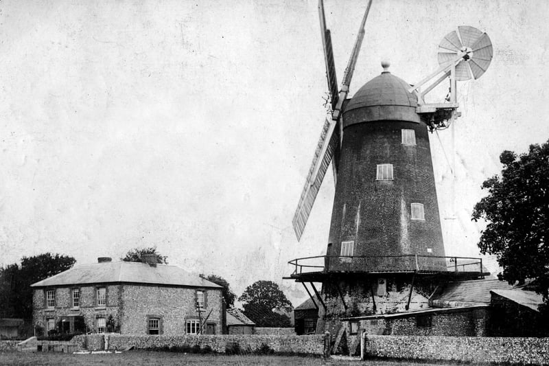 Gale's Mill at Denmead. The windmill was built in 1819 and demolished in 1922. Picture: Paul Costen collection