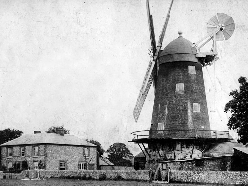 Gale's Mill at Denmead. The windmill was built in 1819 and demolished in 1922. Picture: Paul Costen collection