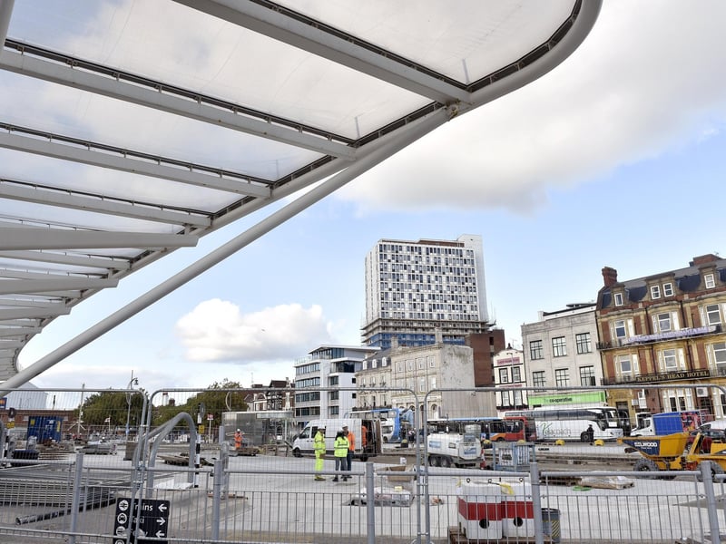 Updated pictures of The Hard Interchange in Portsmouth. Bus stops at The Hard Interchange will be moved for five months as part of the site will close for essential maintenance.  Picture: Sarah Standing (101024-3249)