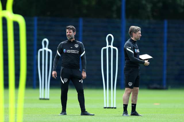 Pompey boss Danny Cowley's first pre-season fixture is to take place tomorrow against a Championship club. Picture: Chris Moorhouse