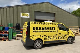 UKHarvest van delivering surplus food to charities and organisations around Hampshire