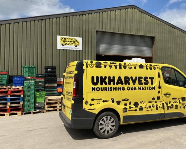 UKHarvest van delivering surplus food to charities and organisations around Hampshire