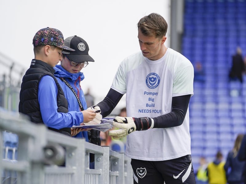 Blues fans were out in force for Pompey's final game of the season against Wycombe