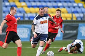 Danny Kedwell in action for the Hawks last season. Picture: Neil Marshall (160121-182)