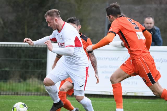 Horndean striker Connor Duffin starts a two-game suspension for the trip to Shaftesbury. Picture: Keith Woodland (211219-75)