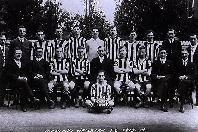 The Buckland Boys - Buckland Wesleyan FC in the 1913-14 season.