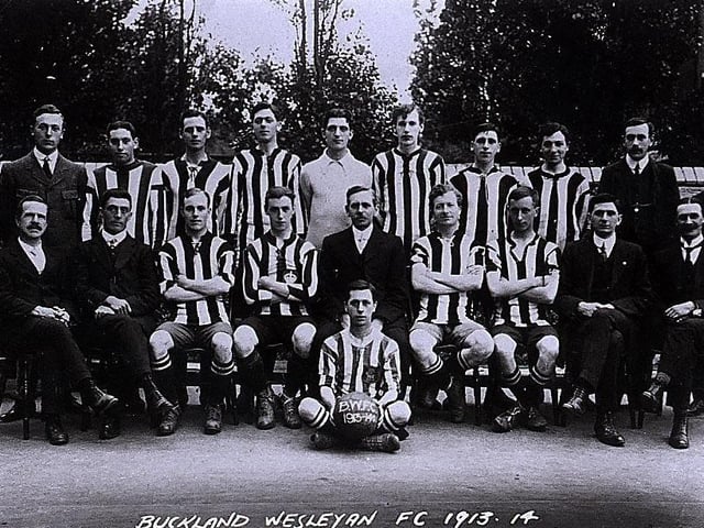 The Buckland Boys - Buckland Wesleyan FC in the 1913-14 season.