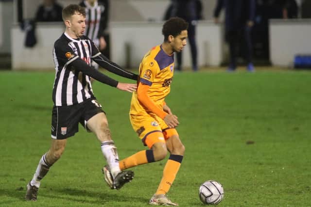Hawks loan midfielder Leon Chambers-Parillon has returned to Oxford United Picture: Kieron Louloudis.