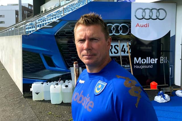 FK Haugesund boss Jostein Grindhaug has been an avid Pompey fan since the late 1990s