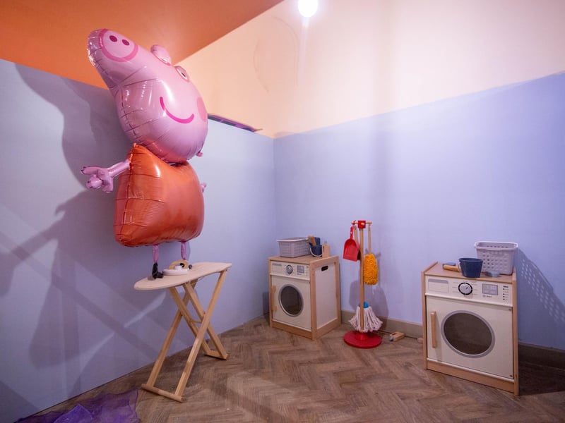 Pictured: One of the many rooms designed for small children
Picture: Habibur Rahman