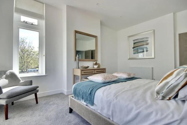 Look inside one of the bedrooms.