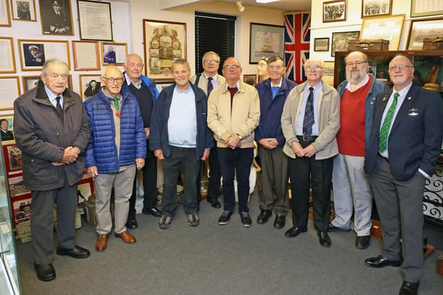 Fisgard Association visit toHMS Sultan ME and AE Museum.:Veterans from The Fisgard Association visit HMS Sultan. Picture: PO Photographer Pepe Hogan.