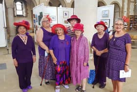 From left: Nancy Dazley, Ruth Giles, Irene Strange, Brenda Browning,  Sylvia Brietzne, Margaret Waitland, and Jean Saggers. 