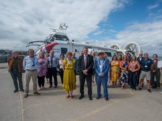 Councillor Lilley: This is a historic celebration of the importance of Portsmouth to Ryde as the town's gateway to the mainland of England, the UK, and the rest of the world.
