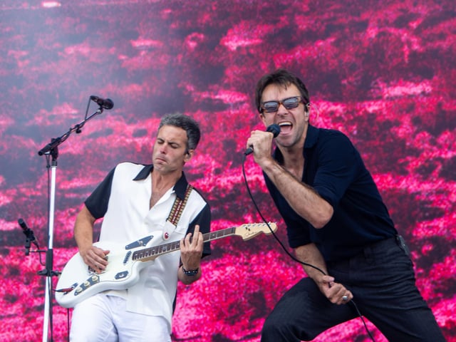 The Isle Of Wight Festival in Seaclose Park 2022. Pictured is: The Vaccines. Picture: Emma Terracciano