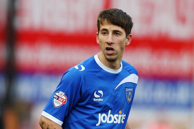 Wes Fogden made 28 appearances and scored twice before leaving Fratton Park in the summer of 2015. Picture: Joe Pepler