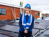 Solar panels at John Jenkins Stadium installed