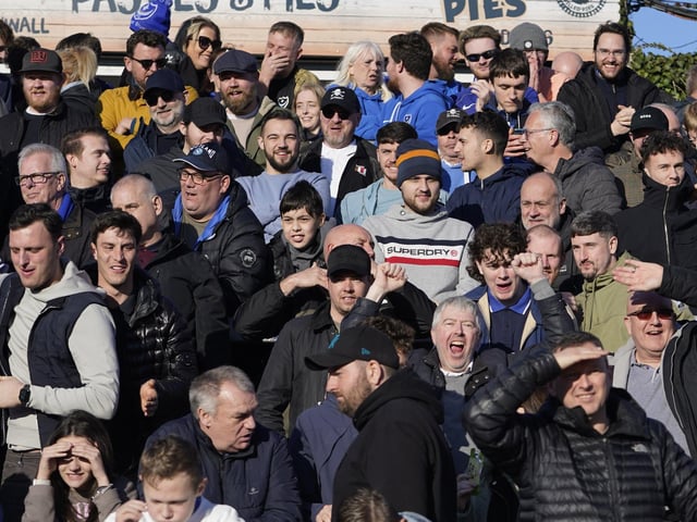 The sun was also out for Pompey's win at Bristol Rovers last month.