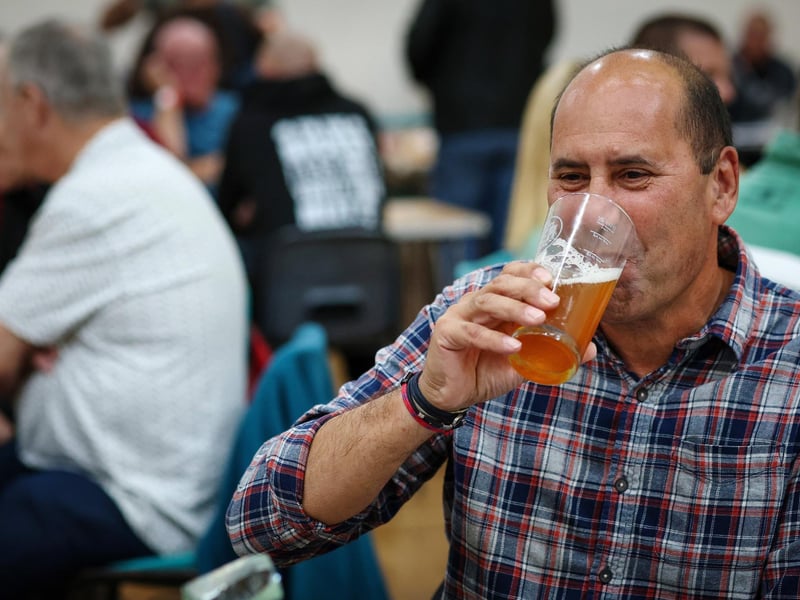 Aubrey Welsh. Wickham Beer Festival, Wickham Community Centre
Picture: Chris Moorhouse (051024-068)
