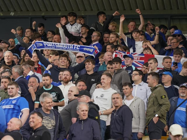 1,889 made the trip to see Pompey's 5-3 win at Carrow Road.