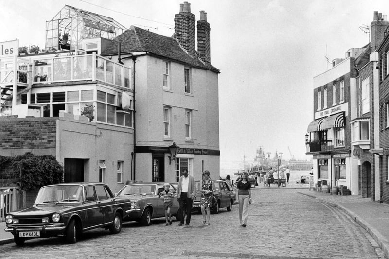 Bath Square, Old Portsmouth, from 1974. The News PP2090