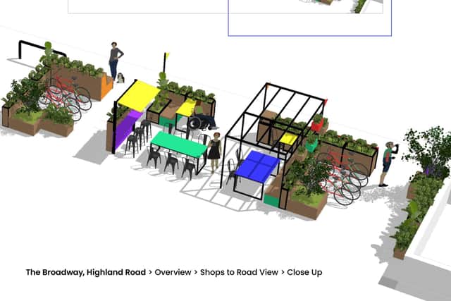 Living streets plans for Highland Road in Southsea. Picture: Studio slaughterhouse