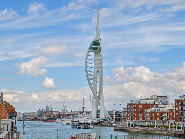 This townhouse has roof top terrace elevated views over the historic waterfront surroundings. Picture: Fine & Country