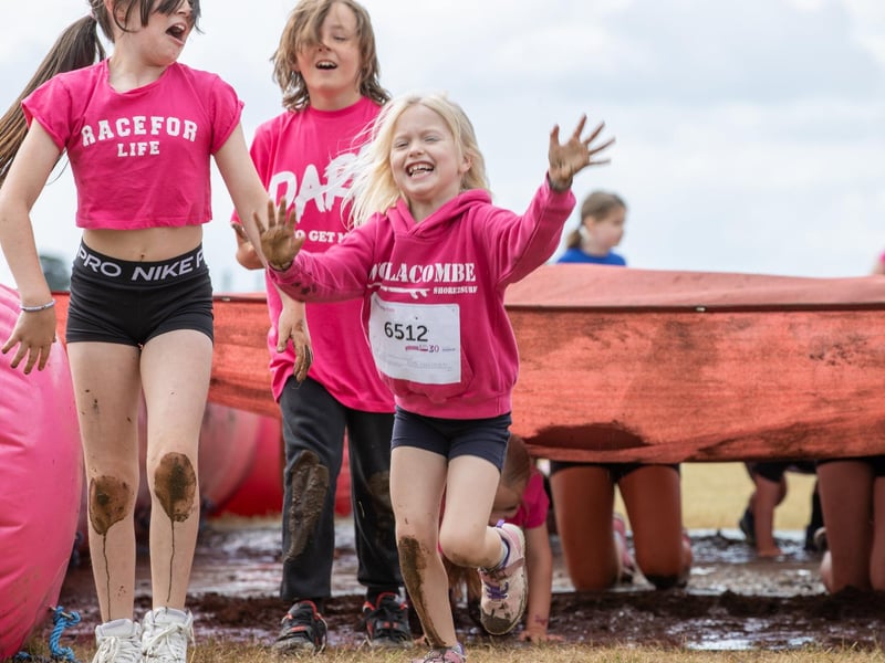 Race for Life Pretty Muddy took place on Saturday morning on Southsea Common as children and adults took on the obstacle course race.
Photos by Alex Shute