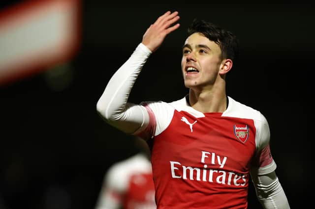 Arsenal Academy youth product Robbie Burton.  Picture: Naomi Baker/Getty Images