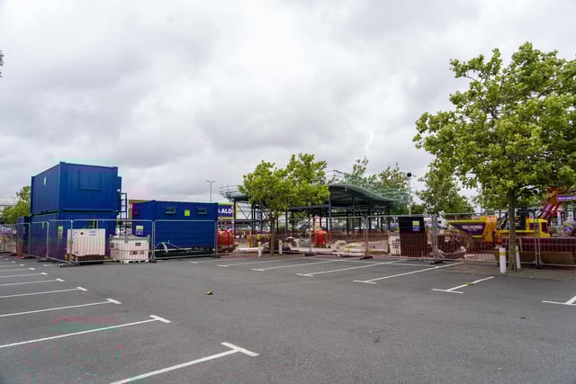 Costa building works at The Pompey Centre Retail Park. Picture: Matthew Clark