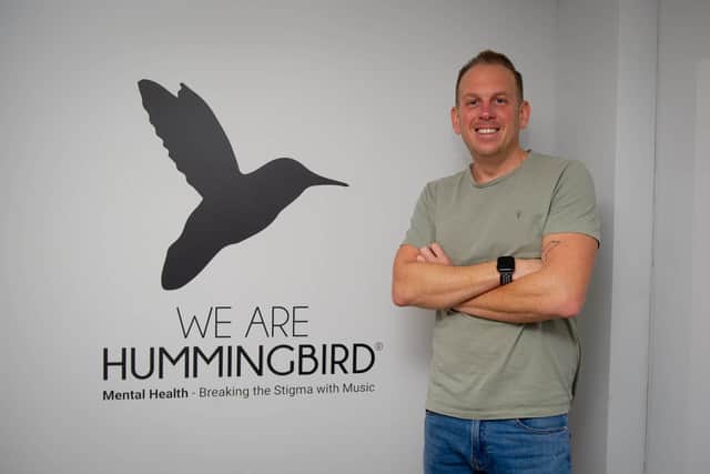 Ian Hurst runs mental health organisation We Are Hummingbird which does mental health training. 

Pictured: Ian Hurst at his home in Fareham on 18 December 2020

Picture: Habibur Rahman