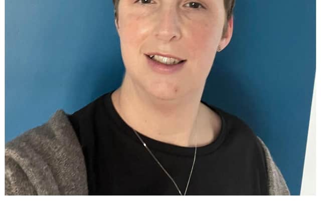 Kirsty Furlong before the weight loss.