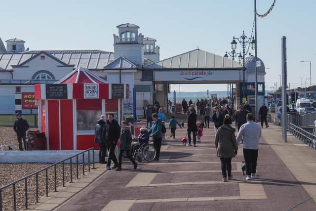 The council is urging people to stick to Covid restrictions.
Pictured: Hundreds of people flocked to Southsea seafront on 22nd March 2020 despite Government warning of coronavirus.
Picture: Habibur Rahman