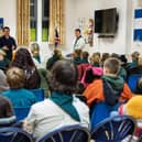 Alan Mak MP talks to 1st Homewell Cub & Scout Group in Havant