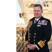 Pictured: Second Sea Lord Vice Admiral Martin Connell CBE.