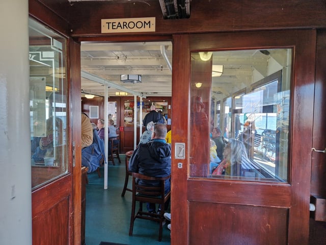 The paddle steamer Waverley sets sail from Shoreham, bound for the Isle of Wight, on September 13, 2024