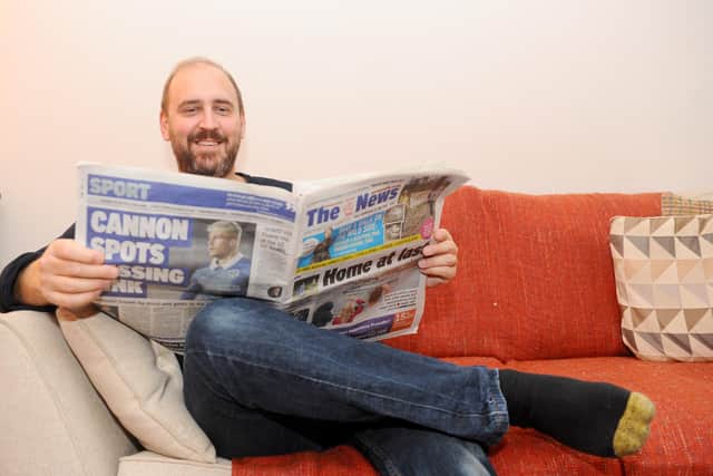 Paul Foster from Swanmore, reader of The News, Portsmouth.
Picture: Sarah Standing (231020-6637)