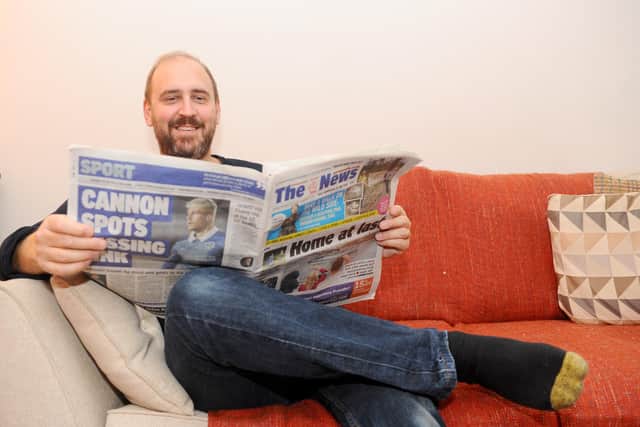 Paul Foster from Swanmore, reader of The News, Portsmouth.

Picture: Sarah Standing (231020-6637)