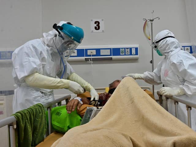 On September 2, Indonesia reported more than 3,000 new cases to bring its official total to over 180,000 infections and 7,616 deaths. Picture: Adek Berry/AFP via Getty Images