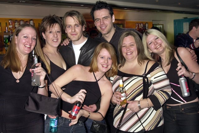 Revellers having a good time at Buddies 25+ Nightclub at The Pyramids on Southsea seafront - (040502-0013)