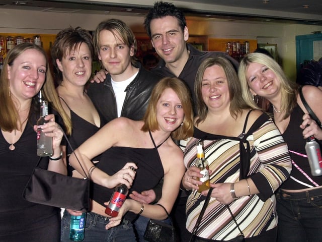 Revellers having a good time at Buddies 25+ Nightclub at The Pyramids on Southsea seafront - (040502-0013)