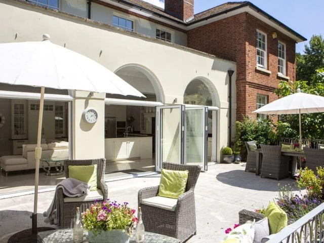 This property is in a beautiful countryside setting.