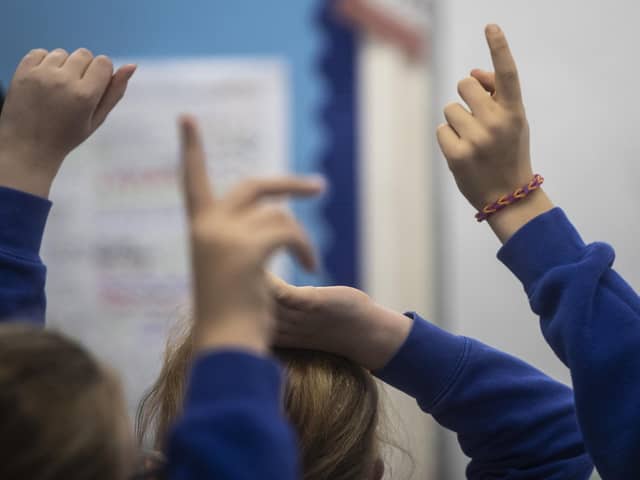 School children in a classroom. PIC: Danny Lawson/PA Wire