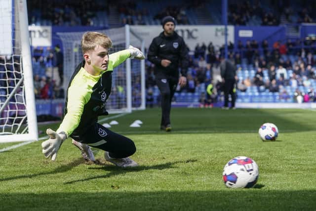 Pompey head coach John Mousinho has high hopes for Toby Steward. Picture: Jason Brown/ProSportsImages