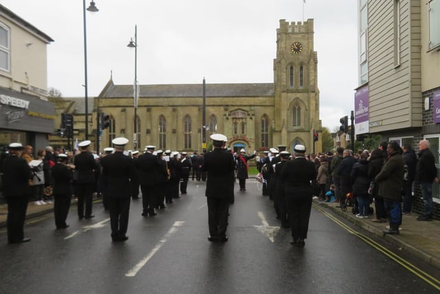 Fareham Remembrance Sunday commemorations on November 12 2023.